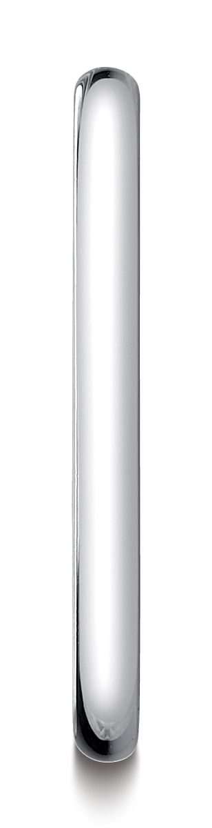 แหวนวงรีแบบดั้งเดิมโดมเล็กน้อย 2.0 มม. แพลทินัม