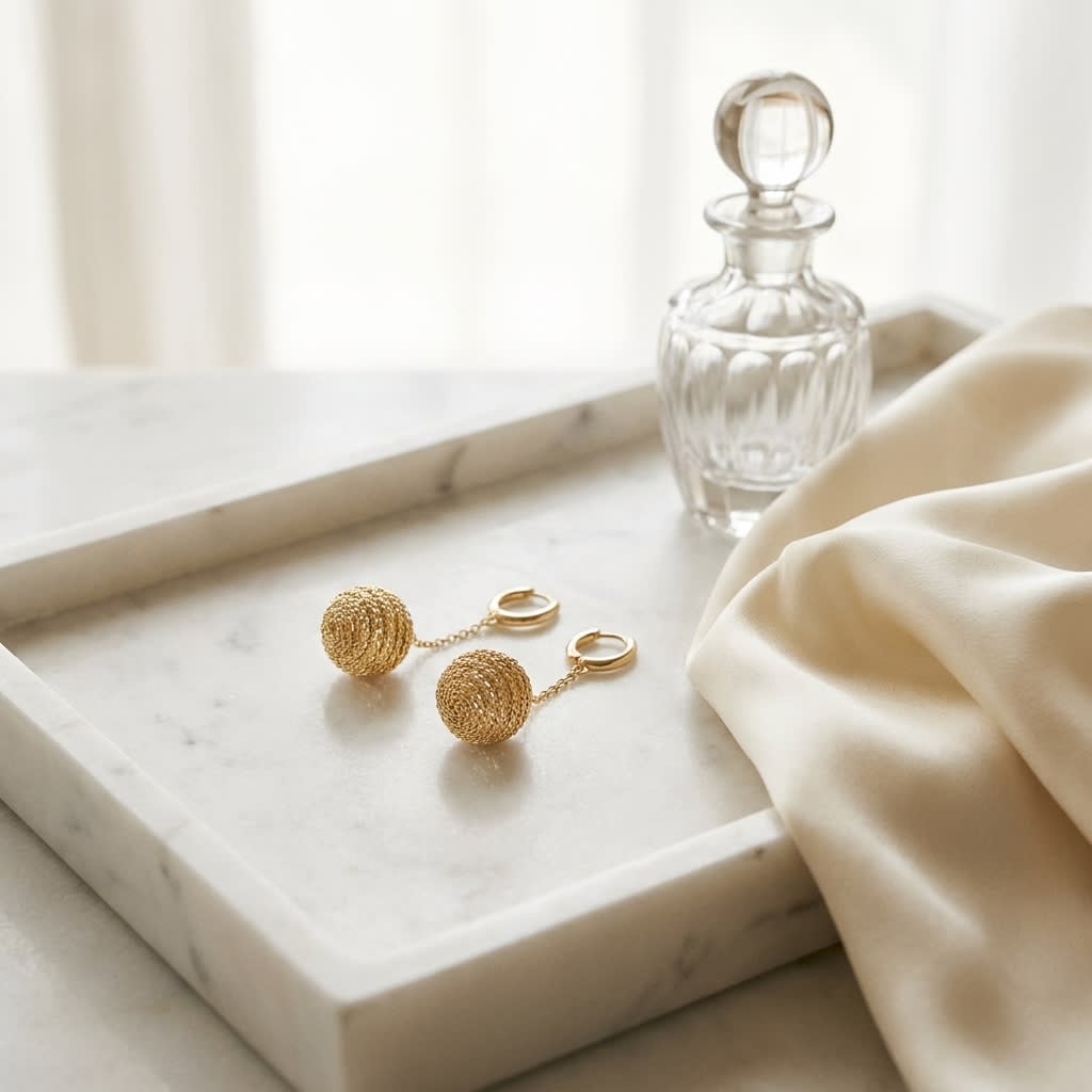 ต่างหู Modern Drop Earrings จาก RockHer