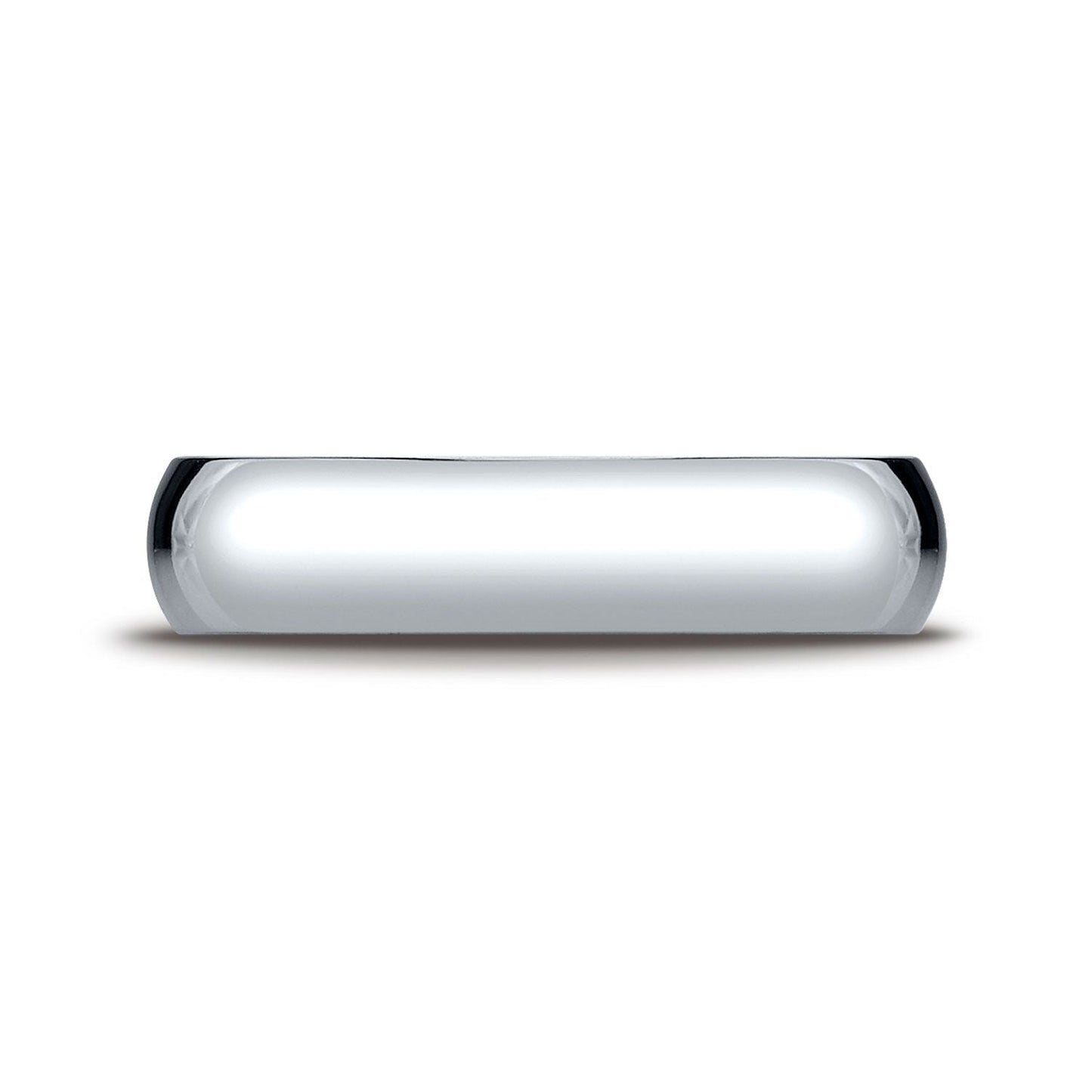 5mm Slightly Domed Traditional Oval Wedding Band, in Platinum | RockHer