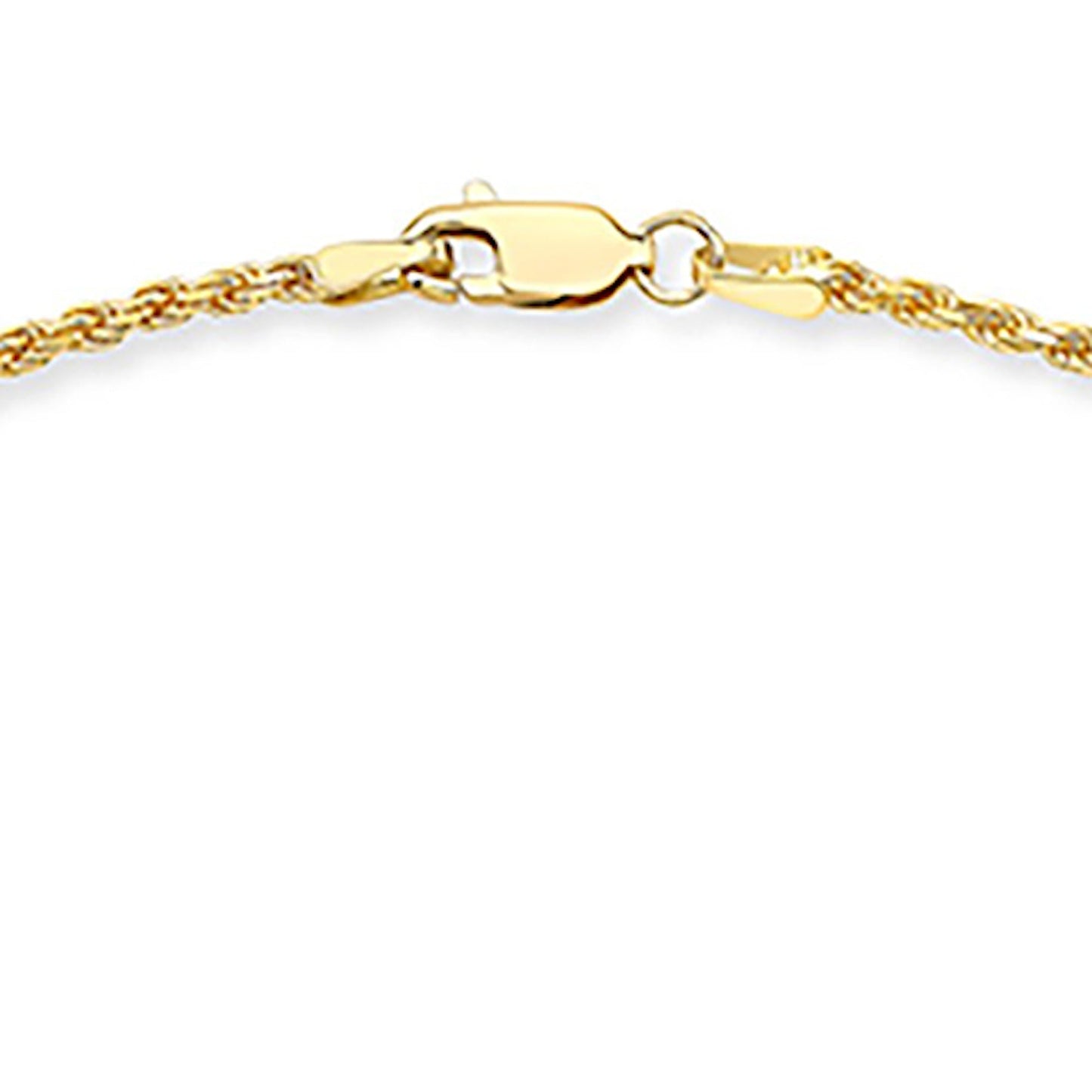 18K Yellow Gold Twisted Rope Chain Necklace – view 5 | RockHer