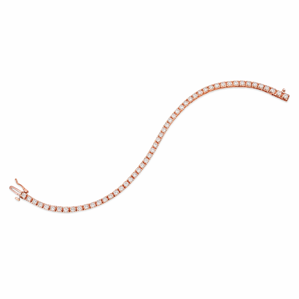สร้อยข้อมือเพชร ตัวเรือนทองคำเหลือง 14K จาก RockHer