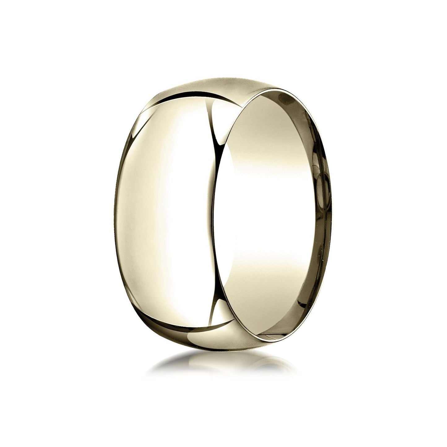 10mm High Dome Comfort-Fit Wedding Band, in 14K Yellow Gold | RockHer