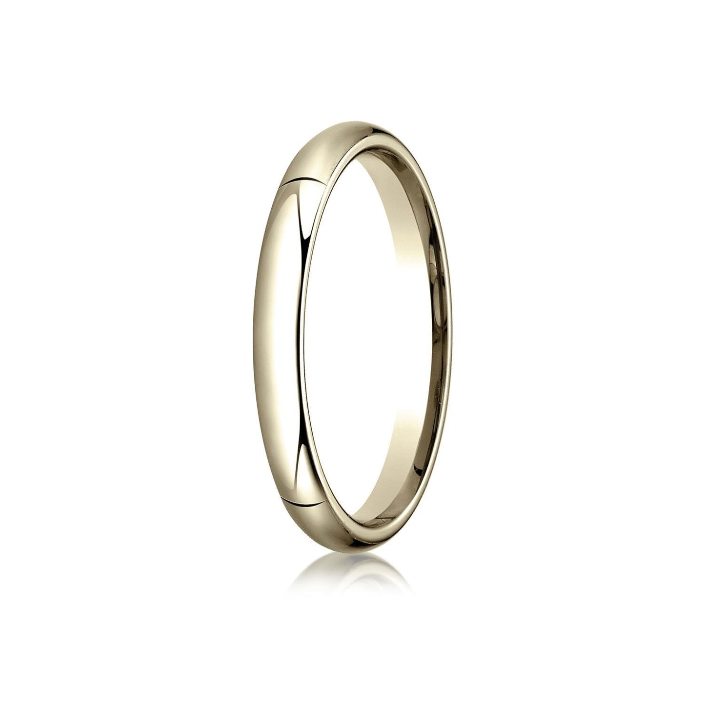 3mm High Dome Comfort-Fit Wedding Band, in 14K Yellow Gold | RockHer