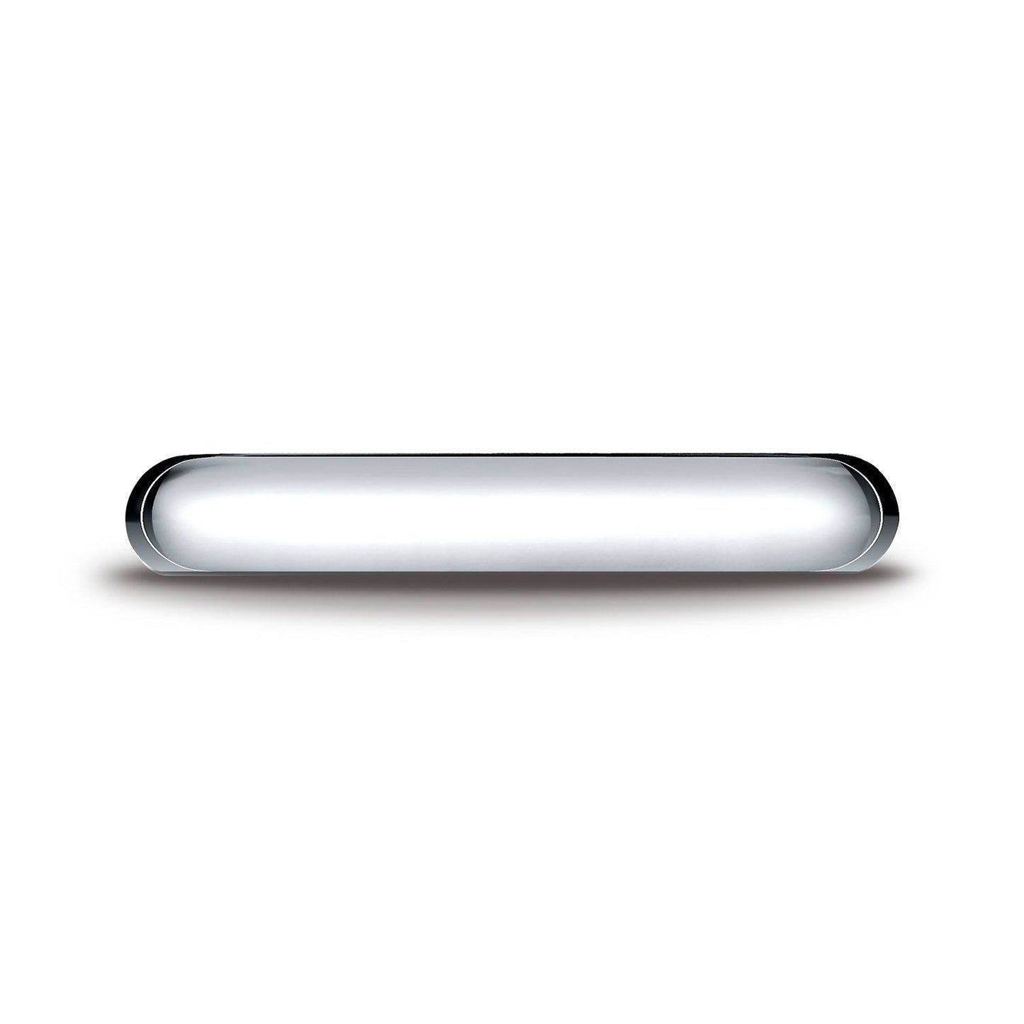 4mm High Dome Comfort-Fit Wedding Band, in Platinum | RockHer