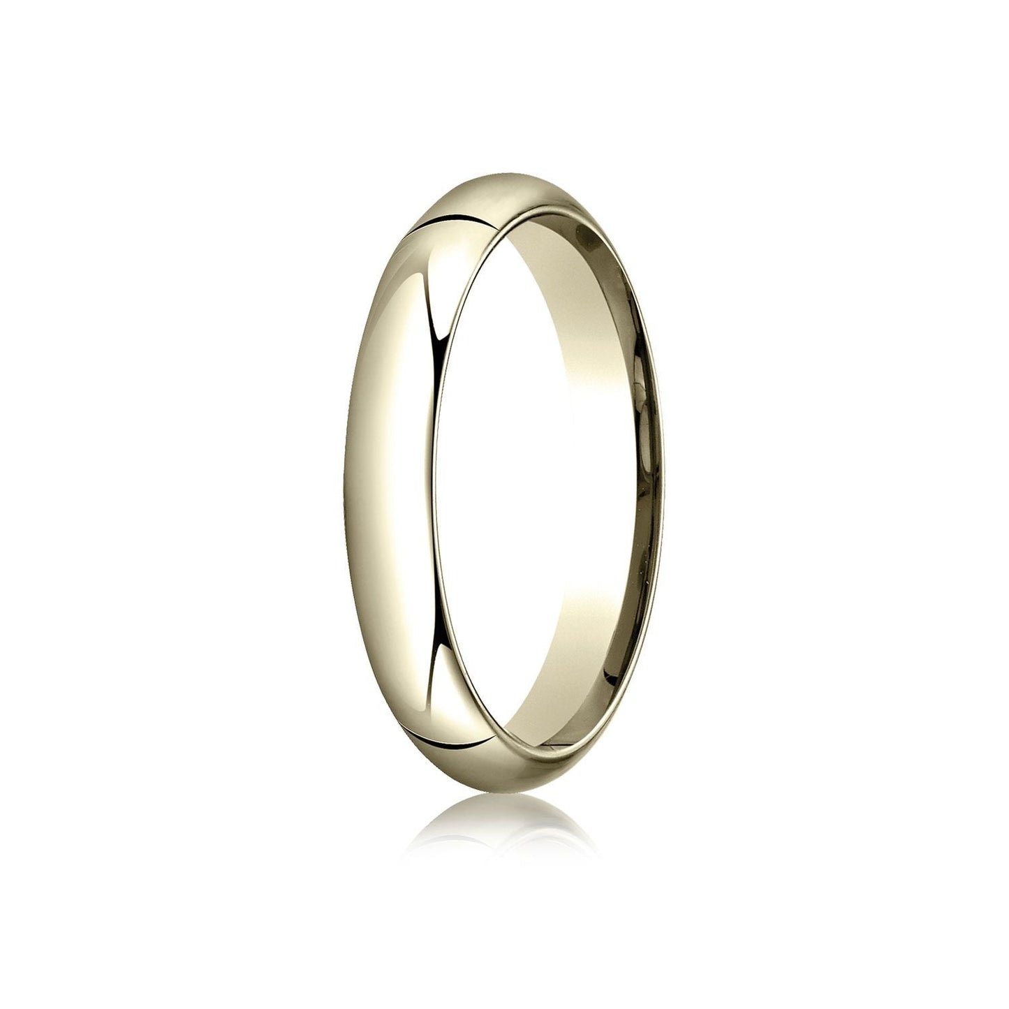 4mm High Dome Comfort-Fit Wedding Band, in 18K Yellow Gold | RockHer