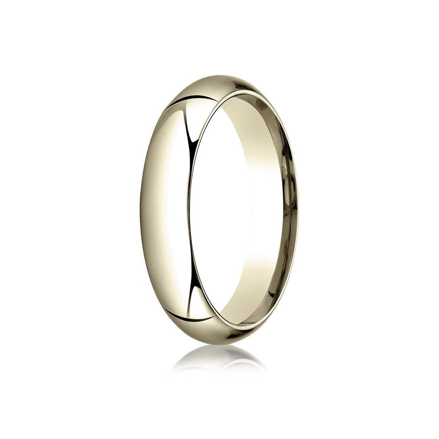 5mm High Dome Comfort-Fit Wedding Band, in 14K Yellow Gold | RockHer