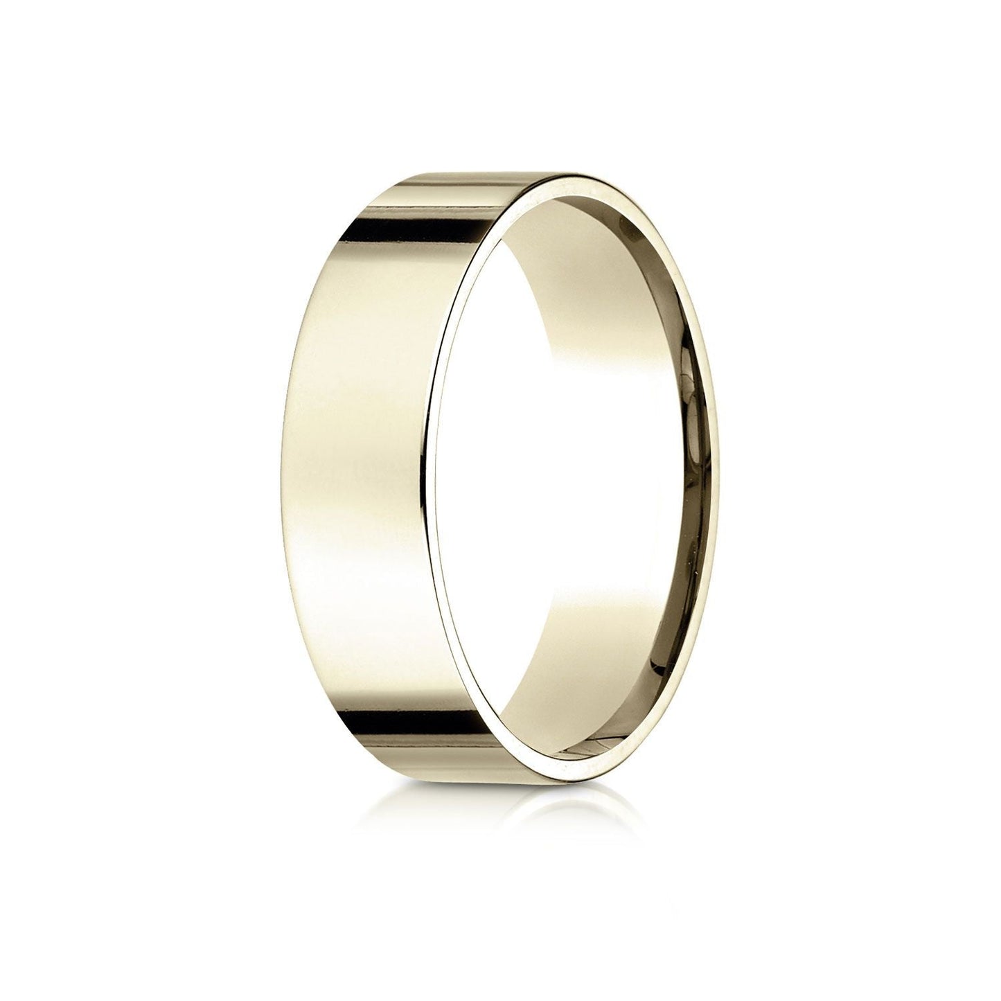 6mm Flat Comfort-Fit Wedding Band, in 14K Yellow Gold | RockHer