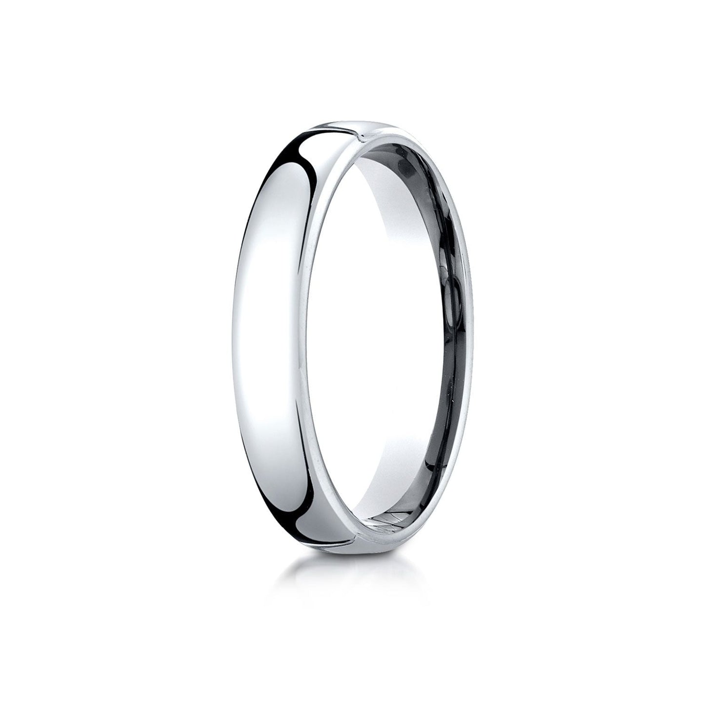 4.5mm Deluxe Comfort-Fit Wedding Band, in 18K White Gold | RockHer
