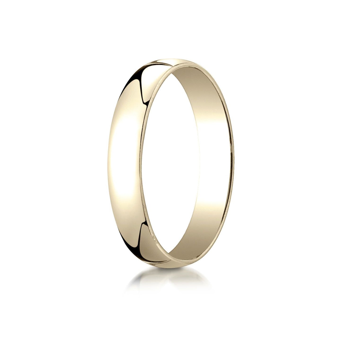 4mm Low Dome Wedding Band, in 14K Yellow Gold | RockHer