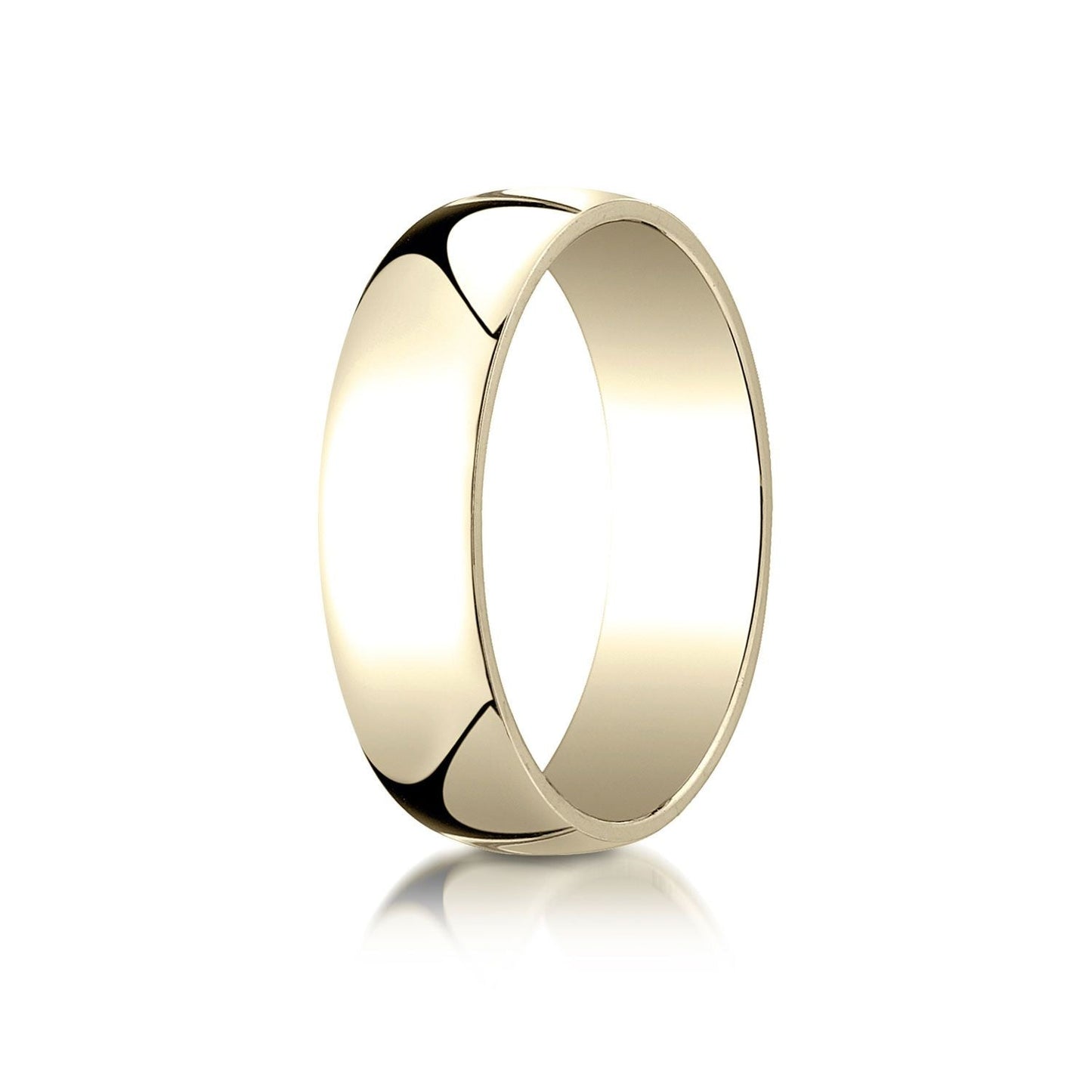 6mm Low Dome Wedding Band, in 14K Yellow Gold | RockHer