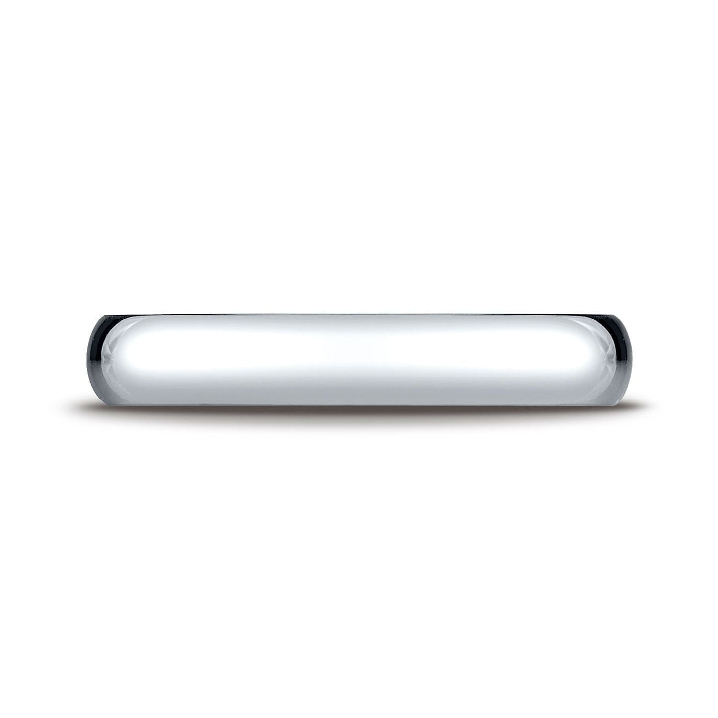 4mm Slightly Domed Comfort-Fit Wedding Band, in Platinum | RockHer