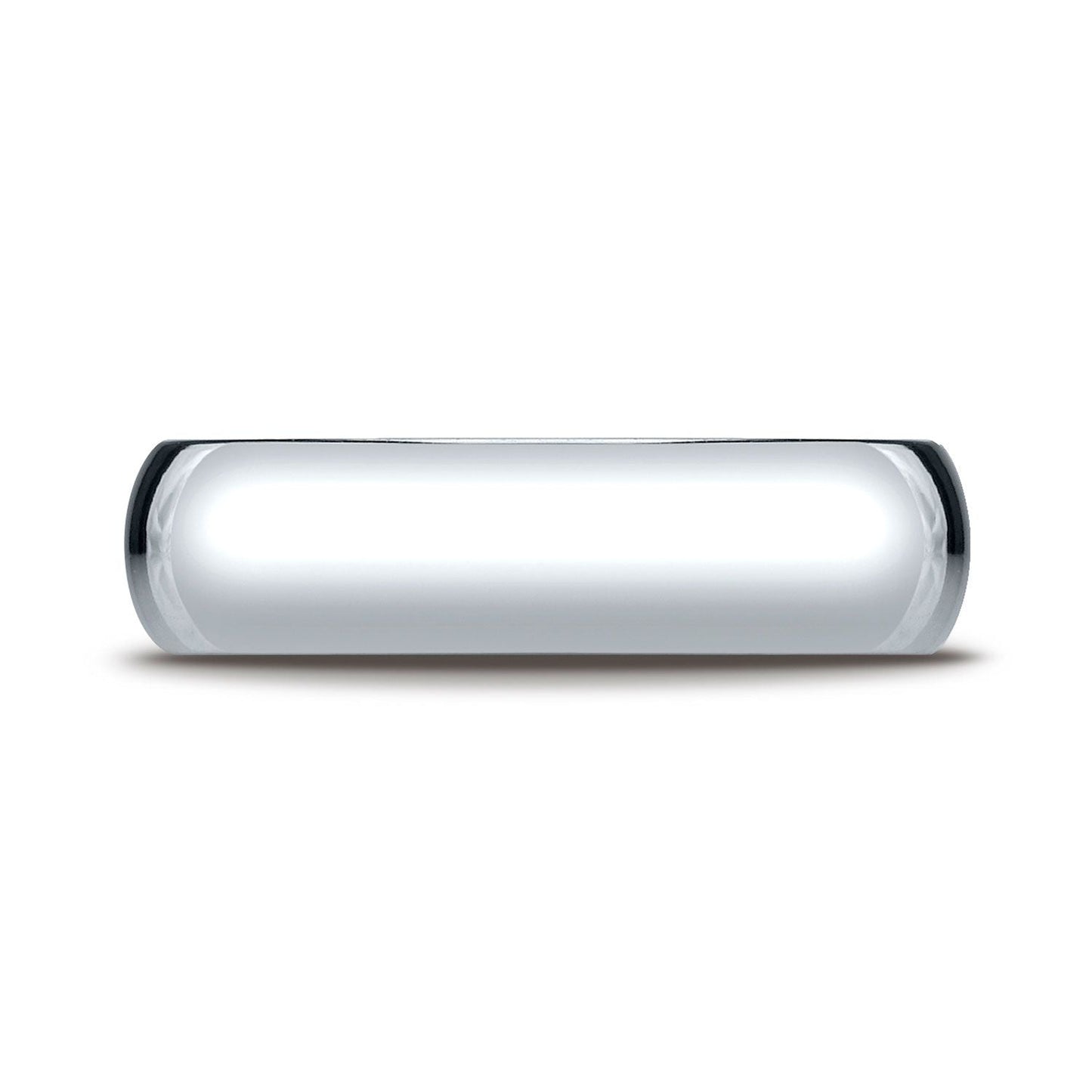 6mm Slightly Domed Comfort-Fit Wedding Band, in Platinum | RockHer