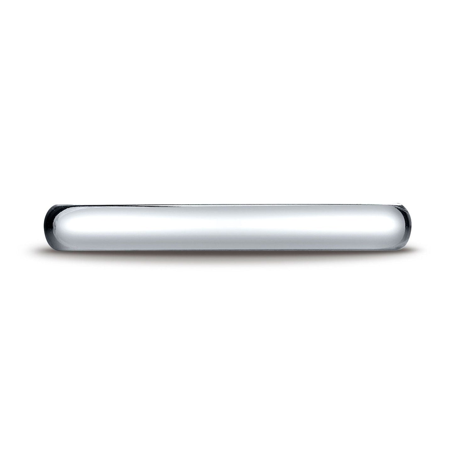 3mm Slightly Domed Super Light Comfort-Fit Wedding Band, in Platinum | RockHer
