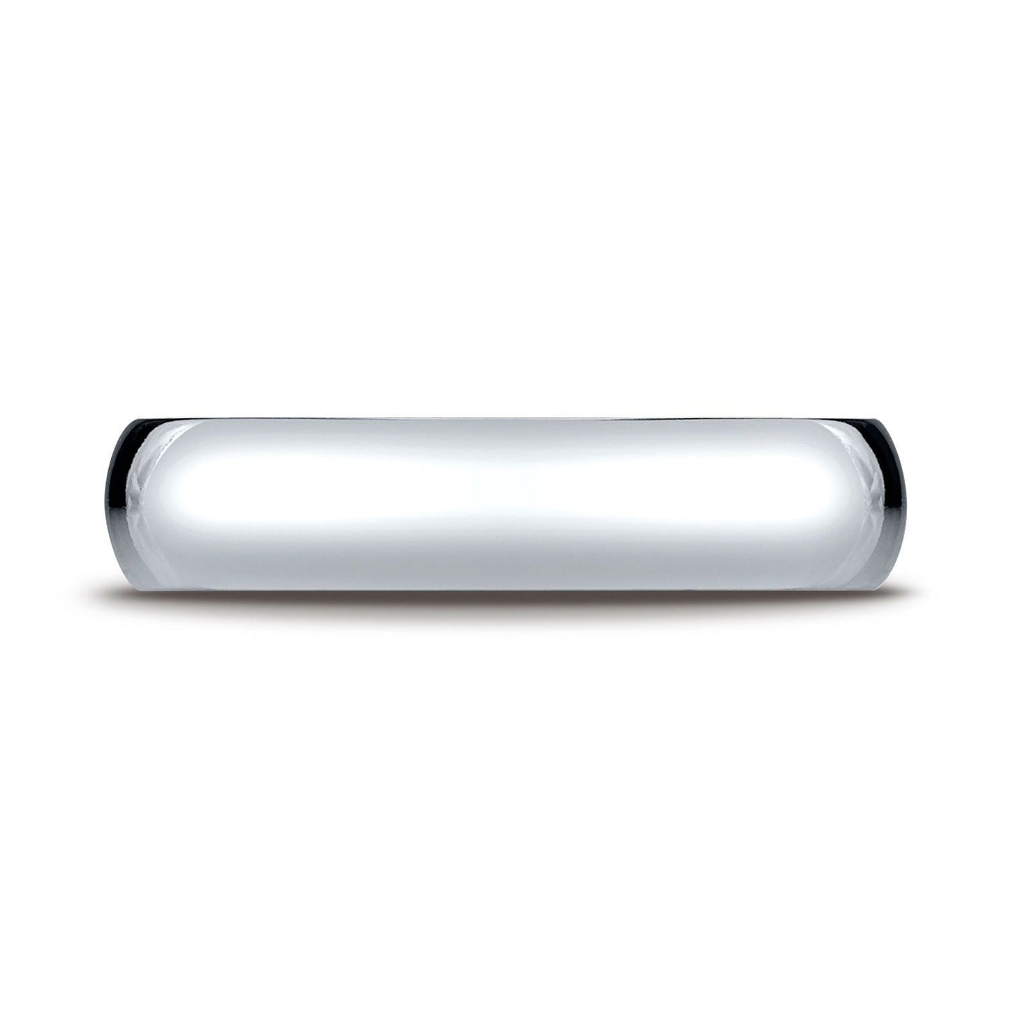 5mm Slightly Domed Super Light Comfort-Fit Wedding Band, in Platinum | RockHer