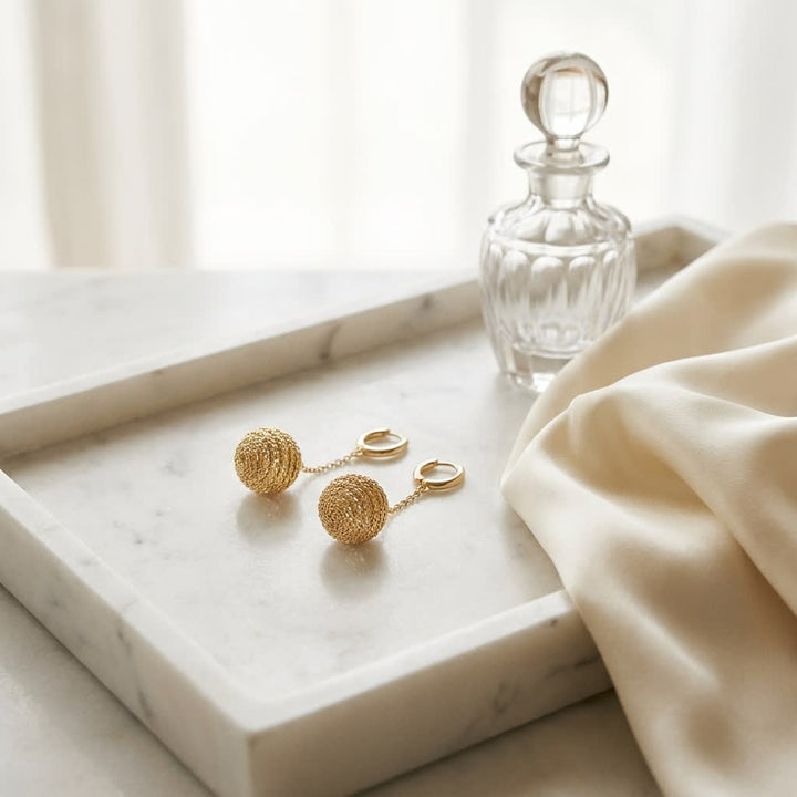 ต่างหู Modern Drop Earrings จาก RockHer