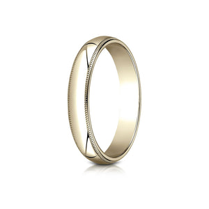 แหวนแต่งงาน ทรงรี ตัวเรือนทองคำเหลือง 14K จาก RockHer