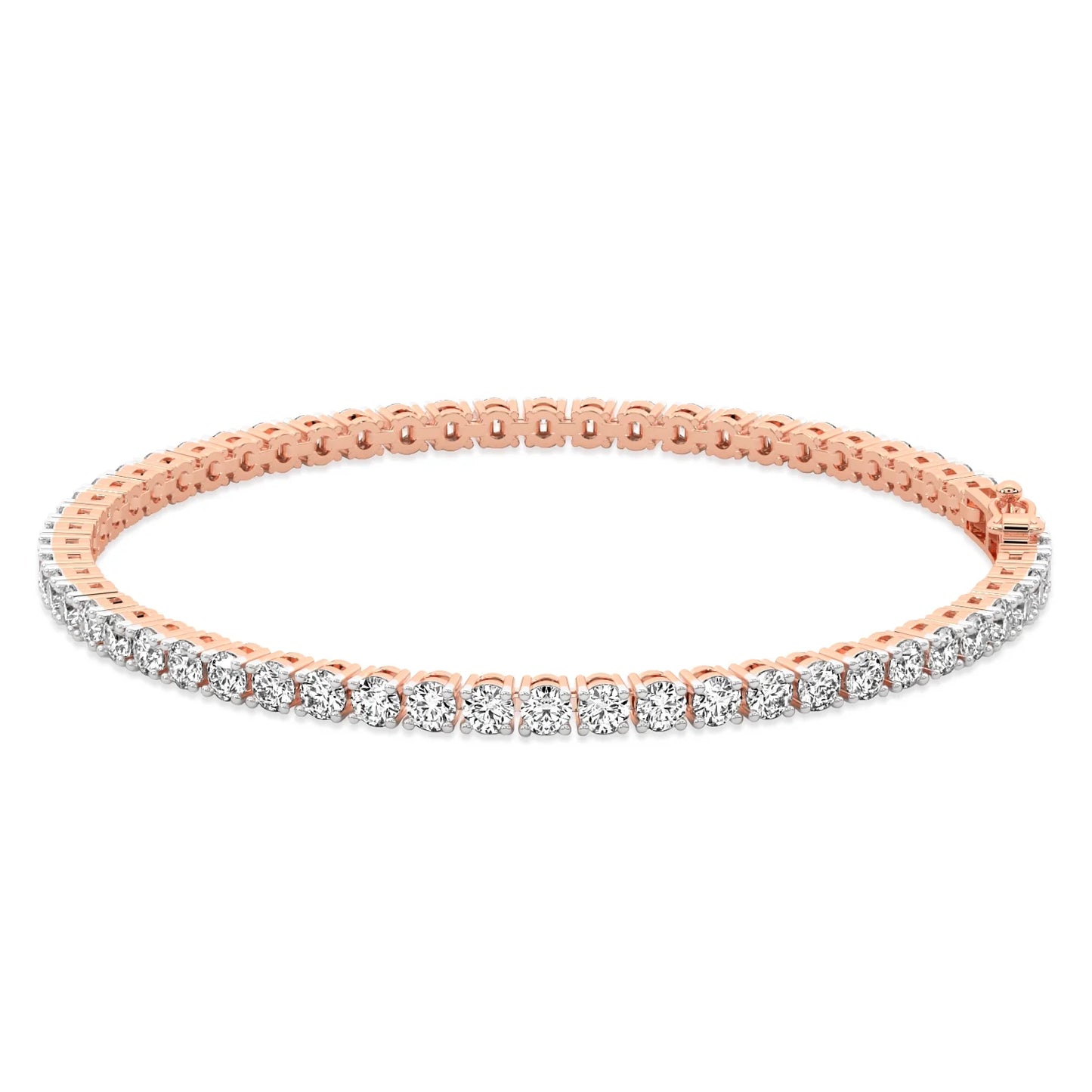 Lab Grown Diamond Tennis Bracelet — EFG/VS, IGI Certified (3–15ctw)