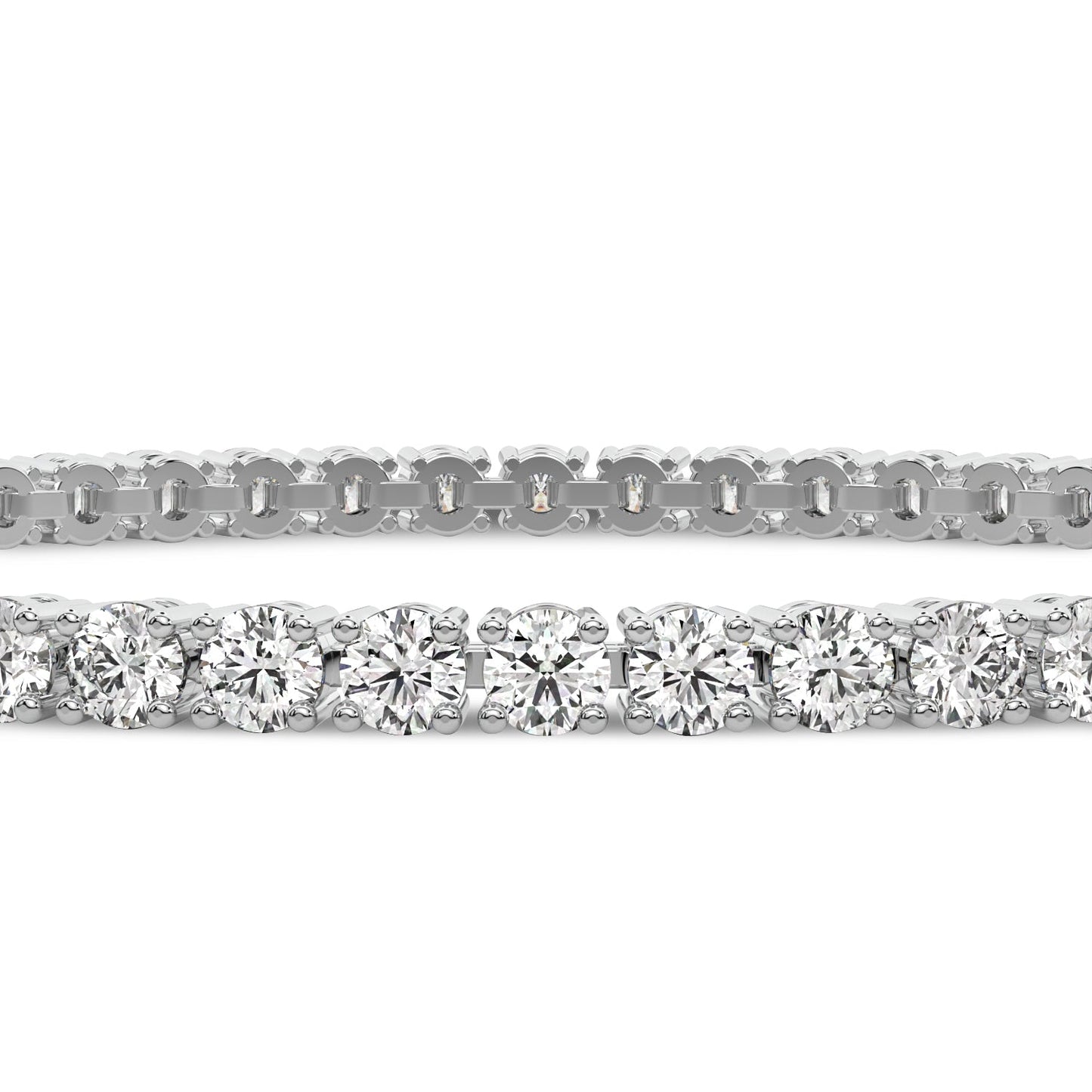 Lab Grown Diamond Tennis Bracelet — EFG/VS, IGI Certified (3–15ctw)