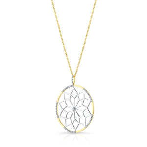 สร้อยคอเพชร ตัวเรือนทองคำเหลือง 14K จาก RockHer
