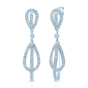 จี้เพชร ทรงกลม ตัวเรือนทองคำขาว 18K จาก RockHer