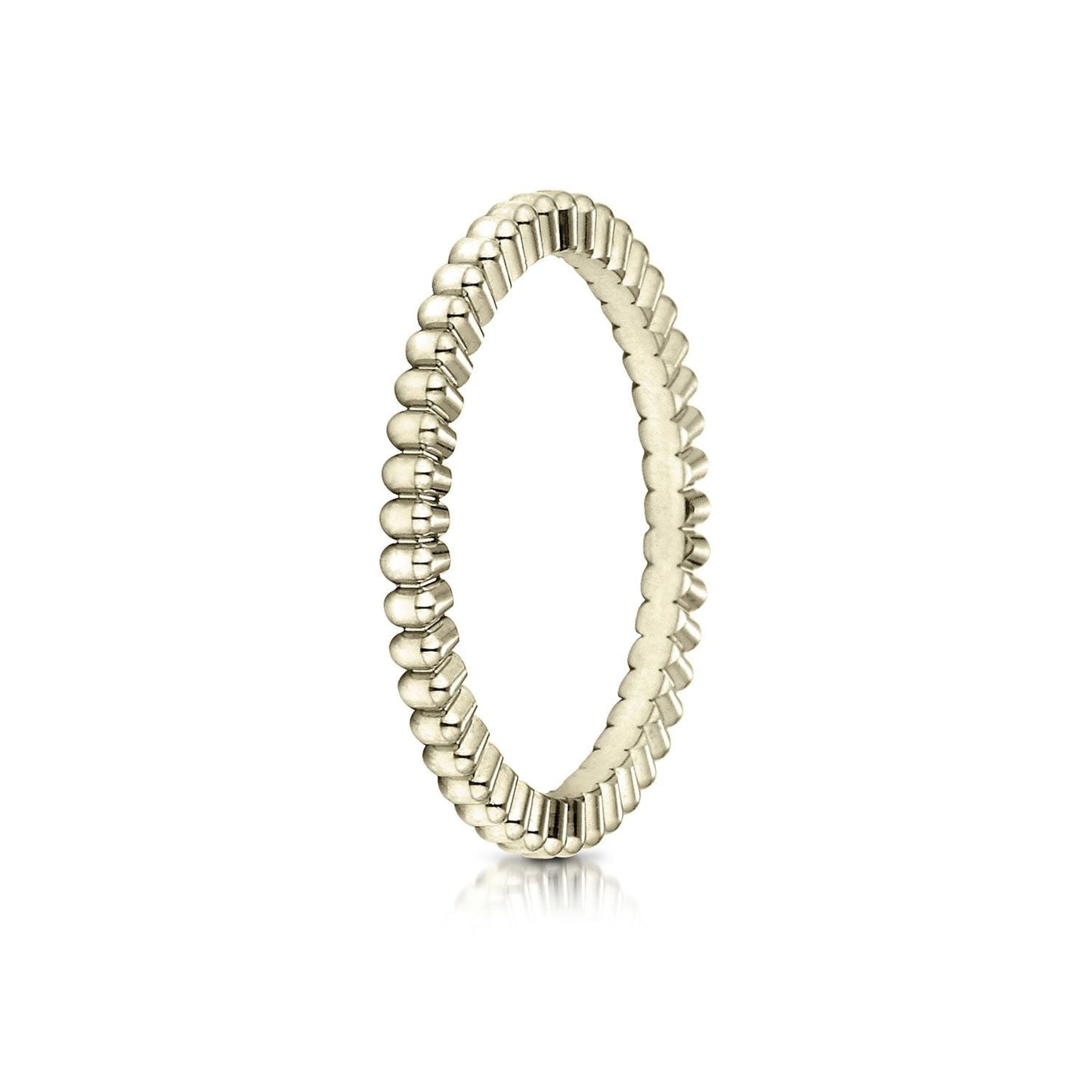 แหวนดีไซน์ตัดเฟือง 2 มม. ทองคำเหลือง 14 กะรัต