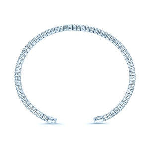 สร้อยข้อมือเพชร ทรงหัวใจ ตัวเรือนทองคำขาว 18K จาก RockHer