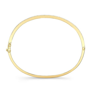 สร้อยข้อมือ ฝังปาเว่ ตัวเรือนทองคำเหลือง 14K จาก RockHer
