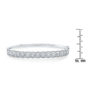 สร้อยข้อมือเพชร ตัวเรือนทองคำขาว 14K จาก RockHer