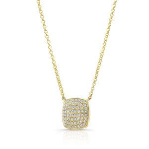 สร้อยคอเพชร ฝังปาเว่ ตัวเรือนทองคำเหลือง 14K จาก RockHer