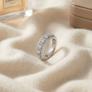 แหวนเพชร ตัวเรือนทองคำขาว 14K จาก RockHer