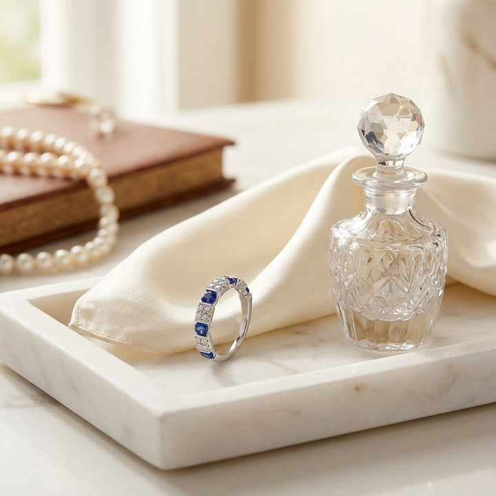 แหวนเพชร ทรงกลม ตัวเรือนทองคำขาว 14K จาก RockHer