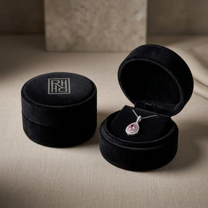 สร้อยคอเพชร ตัวเรือนทองคำขาว 14K จาก RockHer