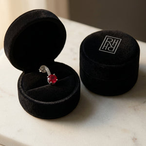 ต่างหูเพชร ตัวเรือนทองคำขาว 14K จาก RockHer