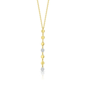 สร้อยคอเพชร ตัวเรือนทองคำเหลือง 14K จาก RockHer