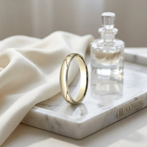แหวนแต่งงาน ตัวเรือนทองคำเหลือง 14K จาก RockHer