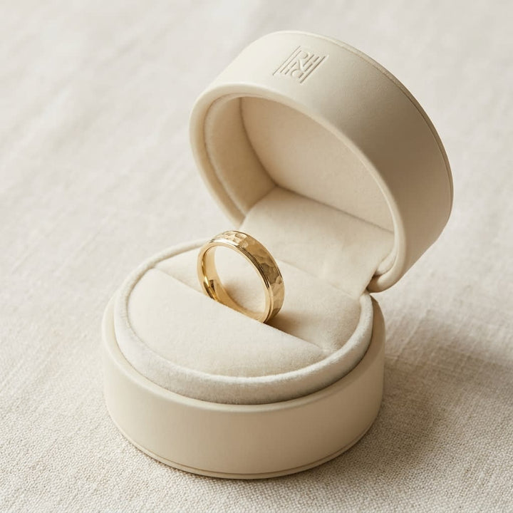 แหวนแต่งงาน ตัวเรือนทองคำเหลือง 14K จาก RockHer