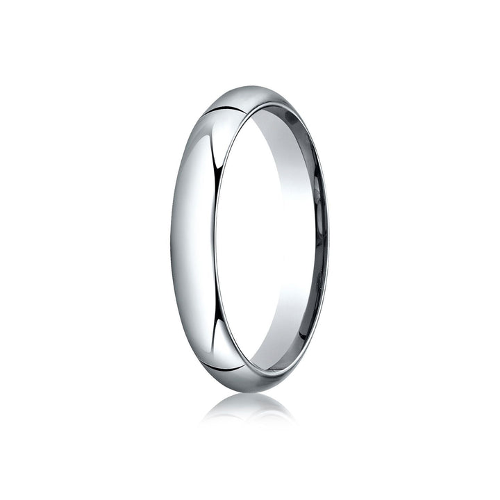 4mm High Dome Comfort-Fit Wedding Band, in 14K White Gold | RockHer