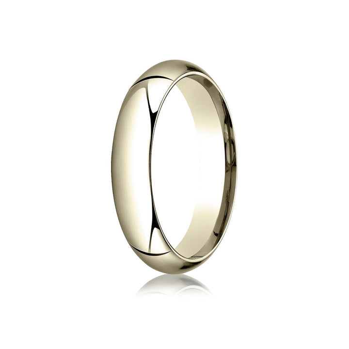 5mm High Dome Comfort-Fit Wedding Band, in 18K Yellow Gold | RockHer