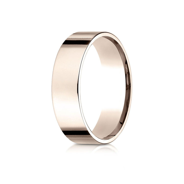 6mm Flat Comfort-Fit Wedding Band, in 14K Rose Gold | RockHer