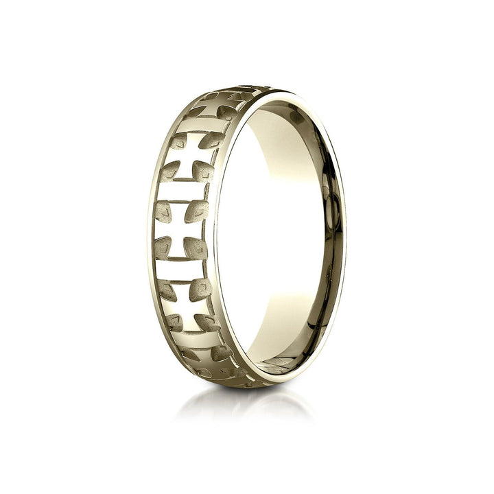 6mm Comfort-Fit Wedding Band, in 18K Yellow Gold | RockHer