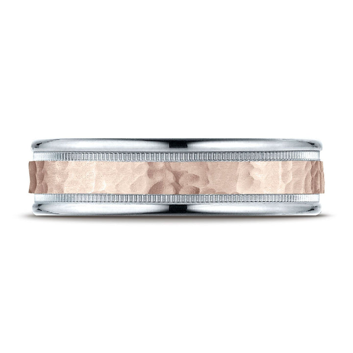 6mm Comfort-Fit Wedding Band, in 14K White Gold | RockHer