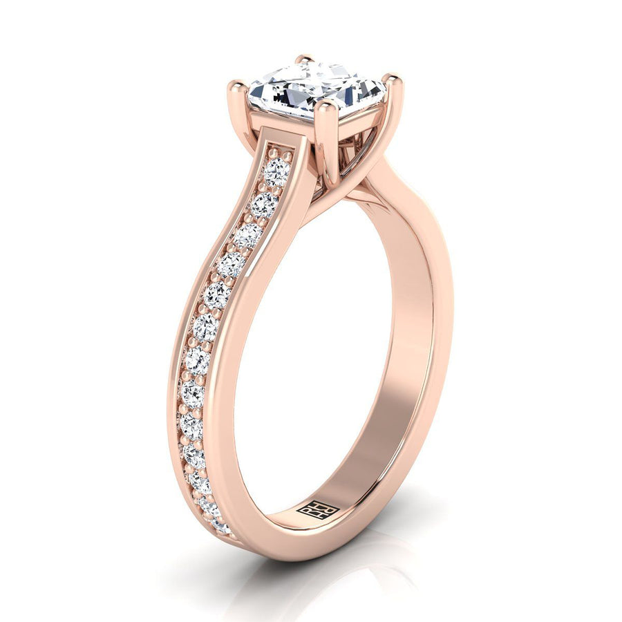 The เซเลสตา Engagement Ring, made to order in our Los Angeles atelier