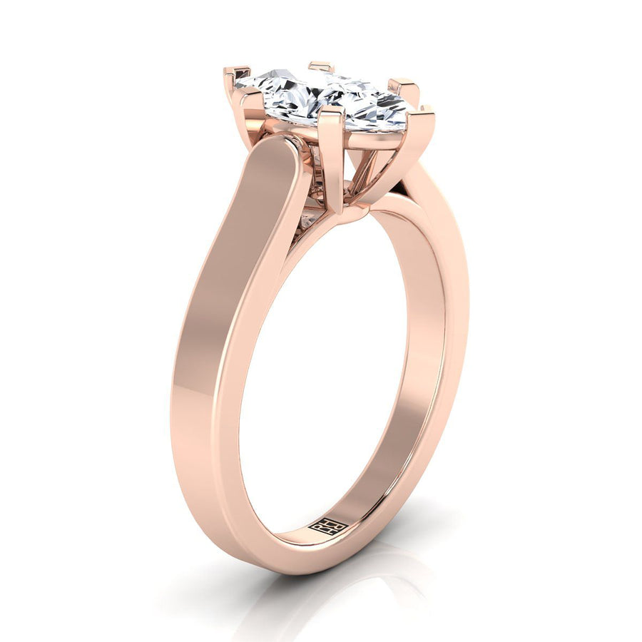 The ชาร์ล็อตต์ Engagement Ring, made to order in our Los Angeles atelier