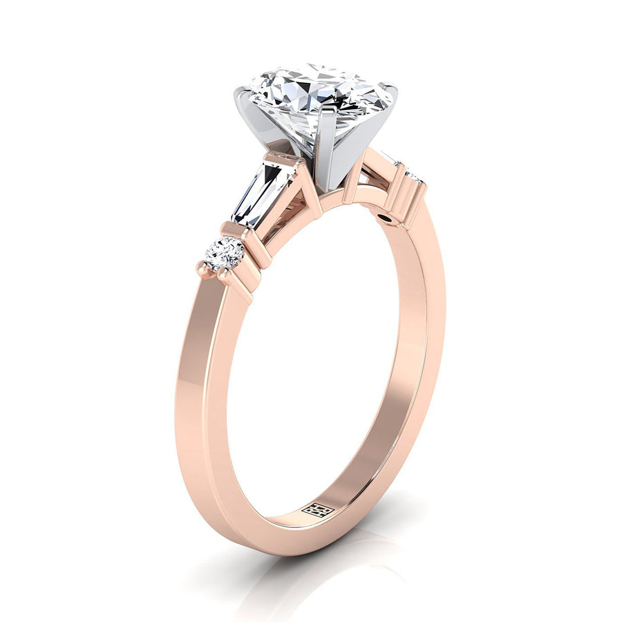 The ไดอานา Engagement Ring, made to order in our Los Angeles atelier