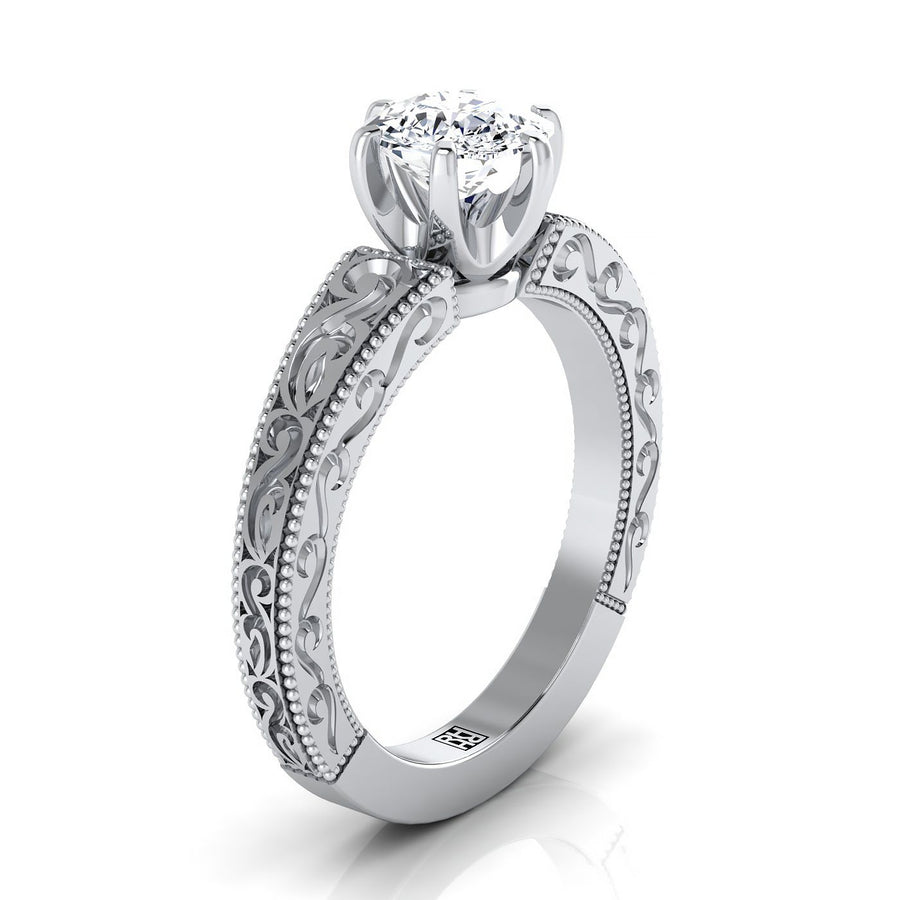 The รัฐเวอร์จิเนีย Engagement Ring, made to order in our Los Angeles atelier