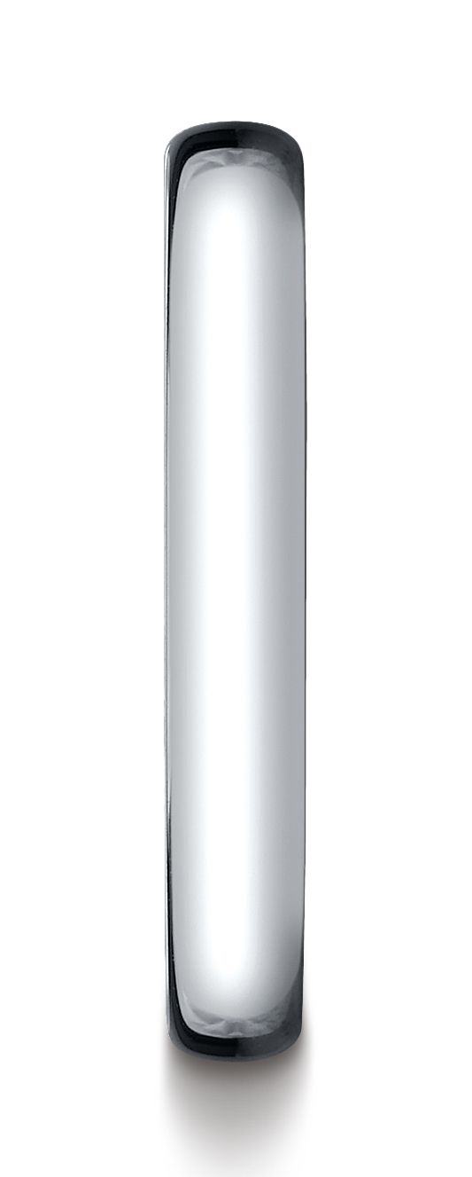 แหวนทองคำขาว 18k แบบแบน ขนาด 8 มม. สวมใส่สบาย