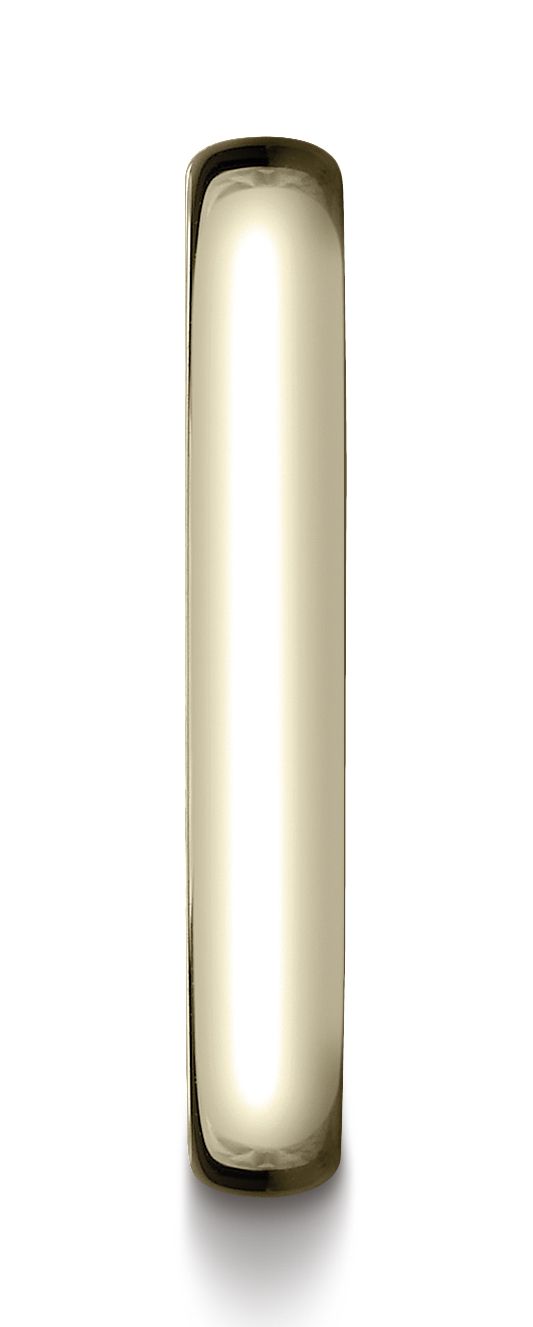 14k Yellow Gold 8mm Flat Comfort-fit Ring