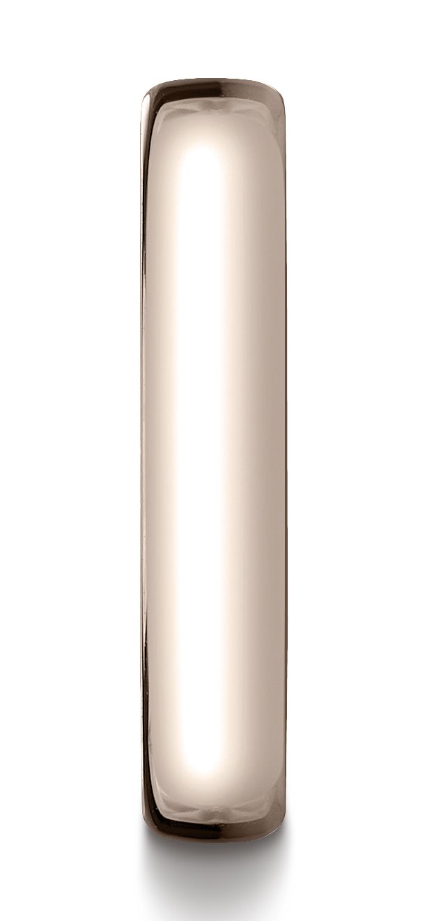 แหวนทองคำเหลือง 18k แบบแบน ขนาด 8 มม. สวมใส่สบาย