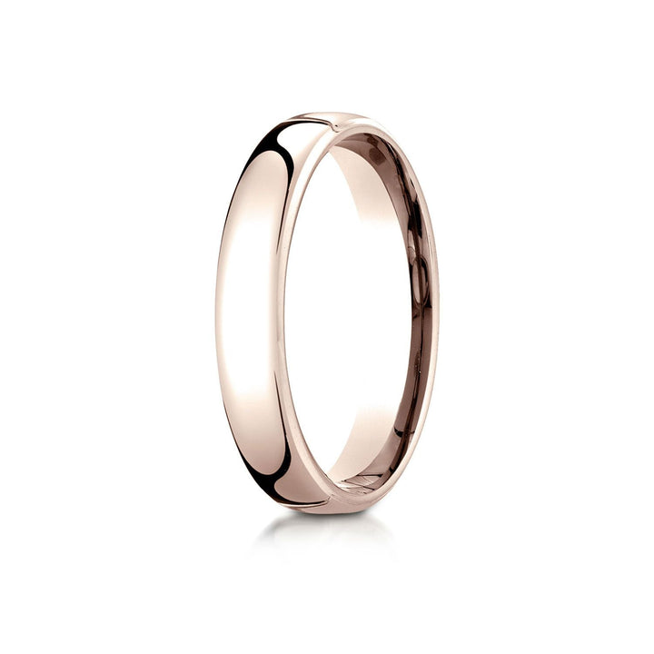 4.5mm Flat Comfort-Fit Wedding Band, in 14K Rose Gold | RockHer