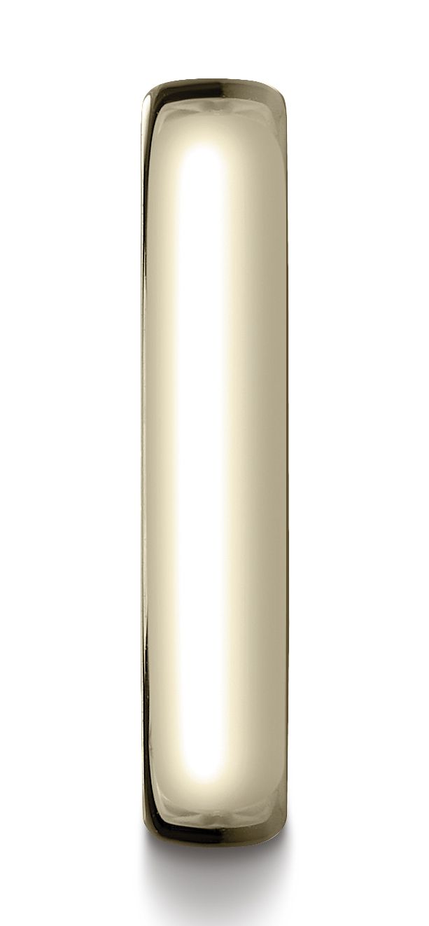 แหวนทองคำ 14k สีเหลือง ขนาด 4 มม. แบบแบน ใส่สบาย พร้อมลายมิลเกรน